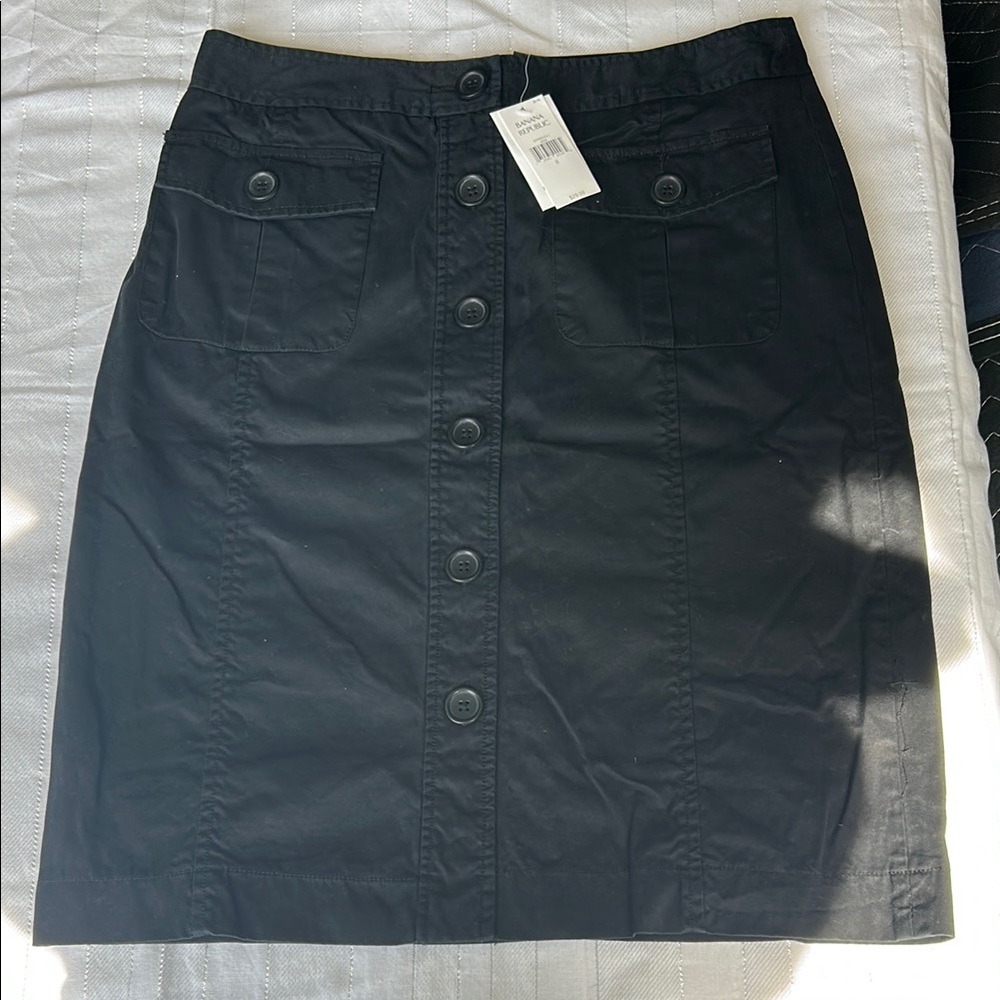 Banana Republic Black Pencil Skirt Knee-Length